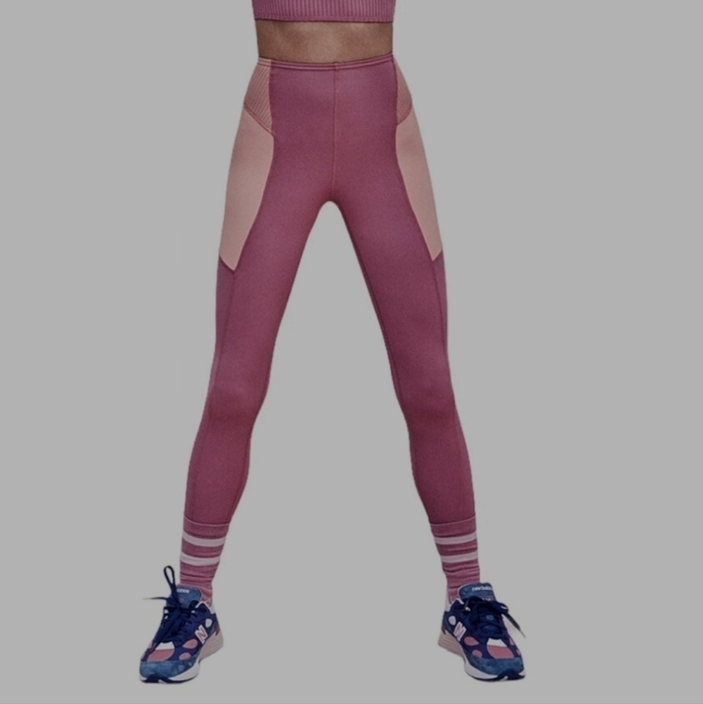 For Love & Lemons Payton Leggings High Waist. Mauve. Size Medium. Good preowned